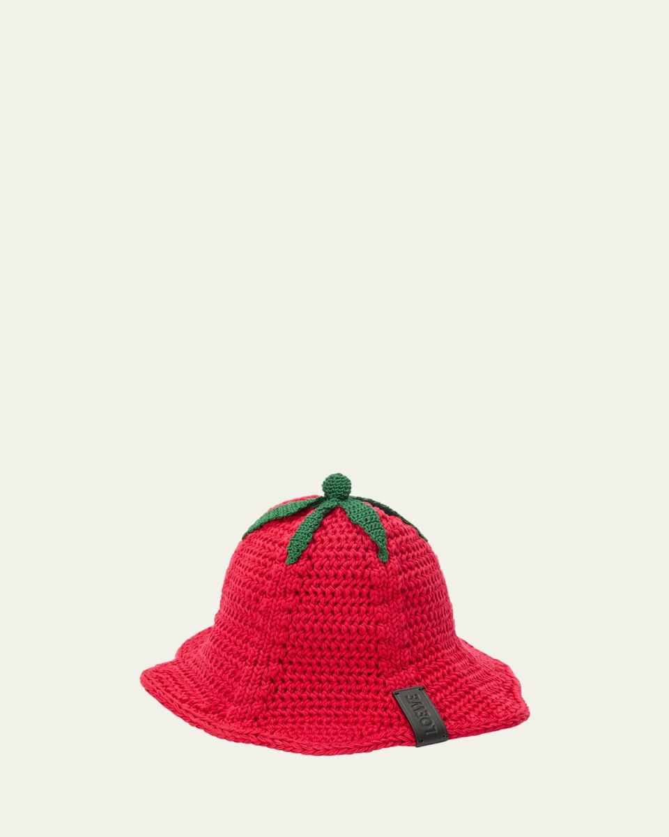 Crochet Tomato Bucket Hat